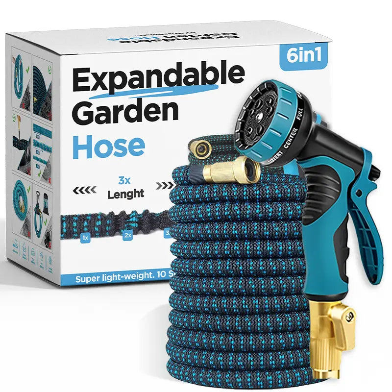 Raxiva 100ft expandable garden water hose