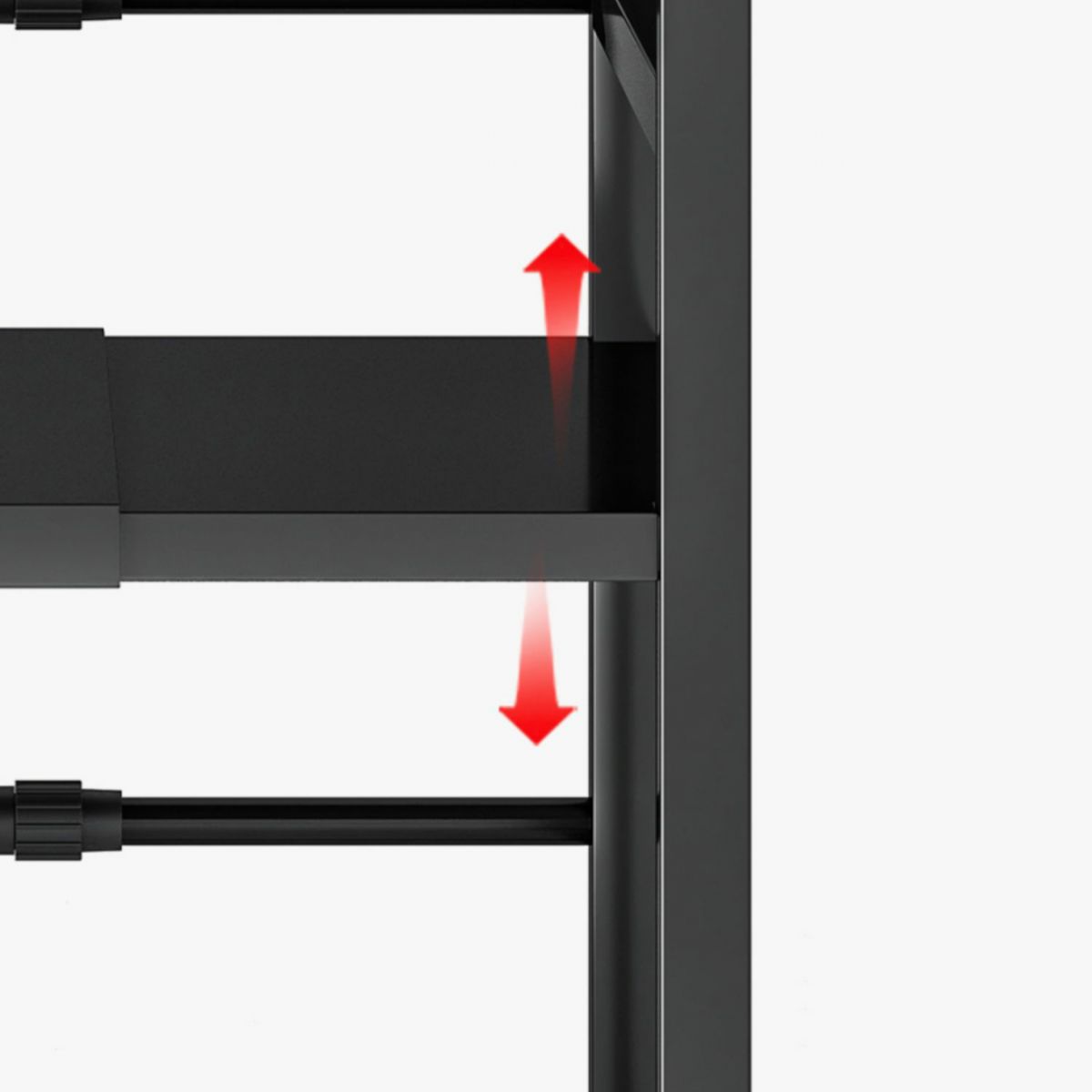 Raxiva-etagere de rangement reglable pour micro ondes