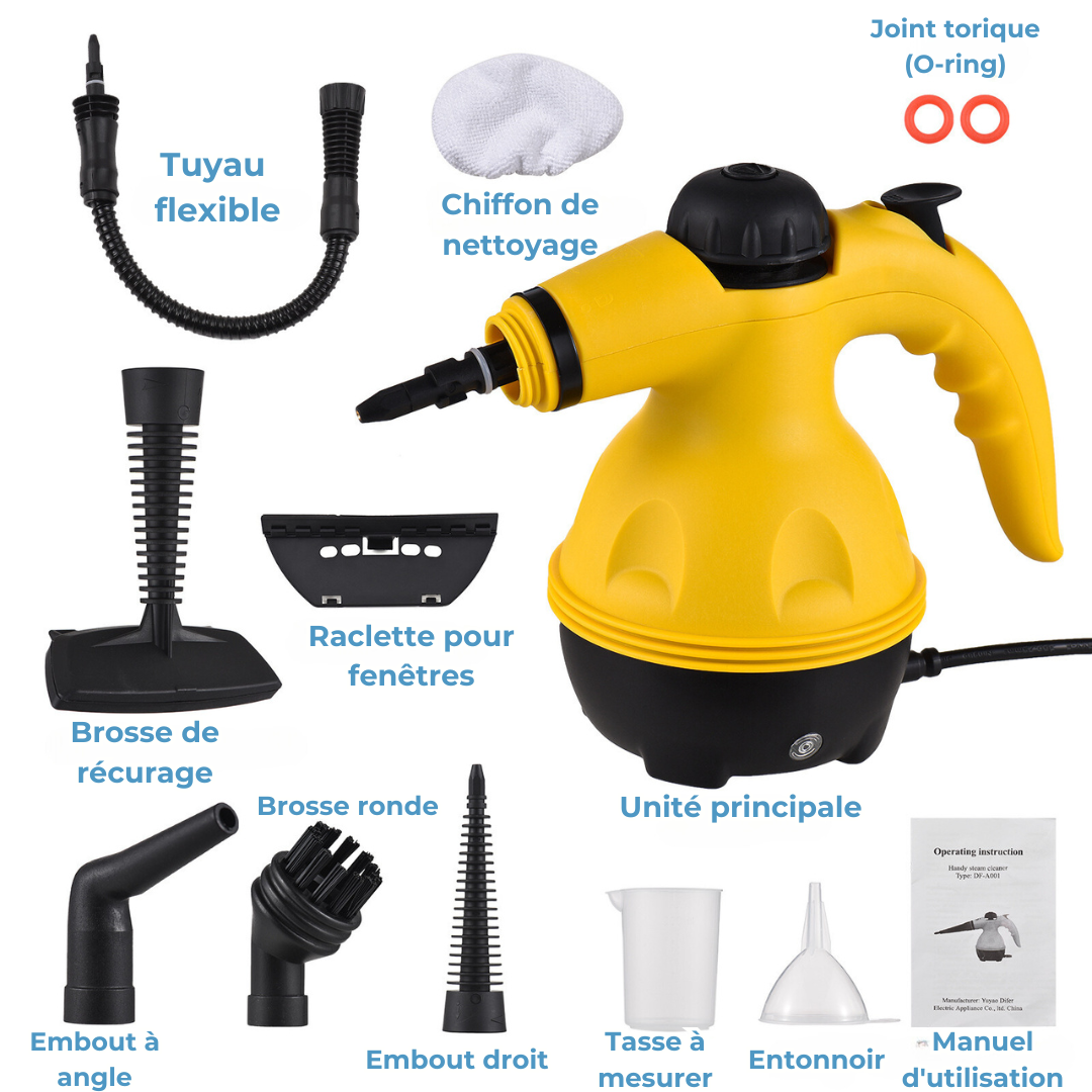 Raxiva-nettoyeur vapeur electrique multi usages outil indispensable nettoyage rapide efficace