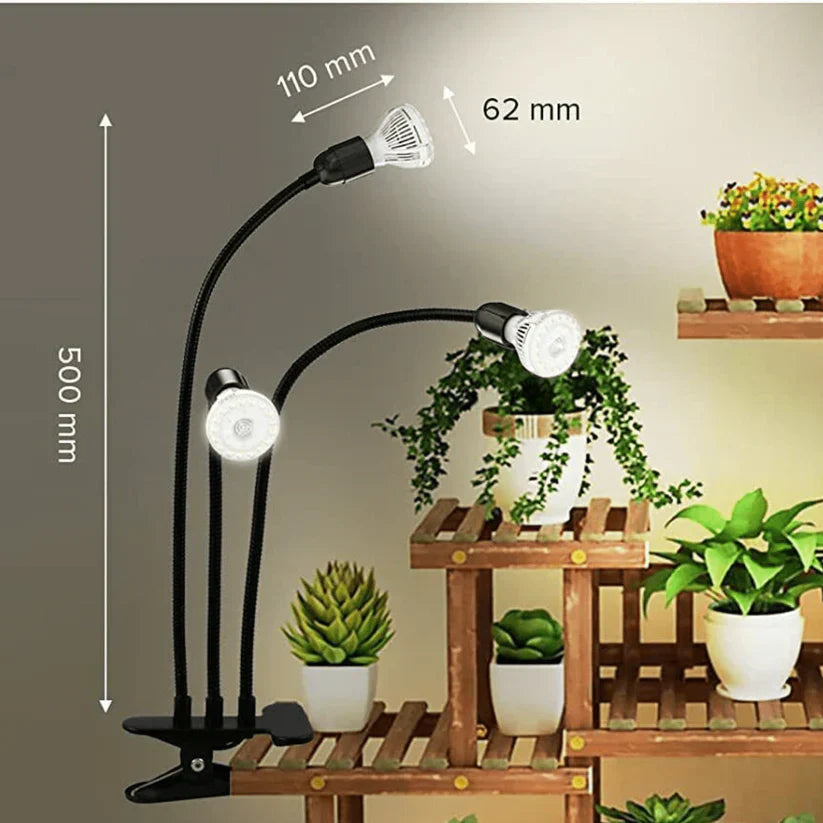 Raxiva-full spectrum gooseneck led indoor plant grow lamp lights
