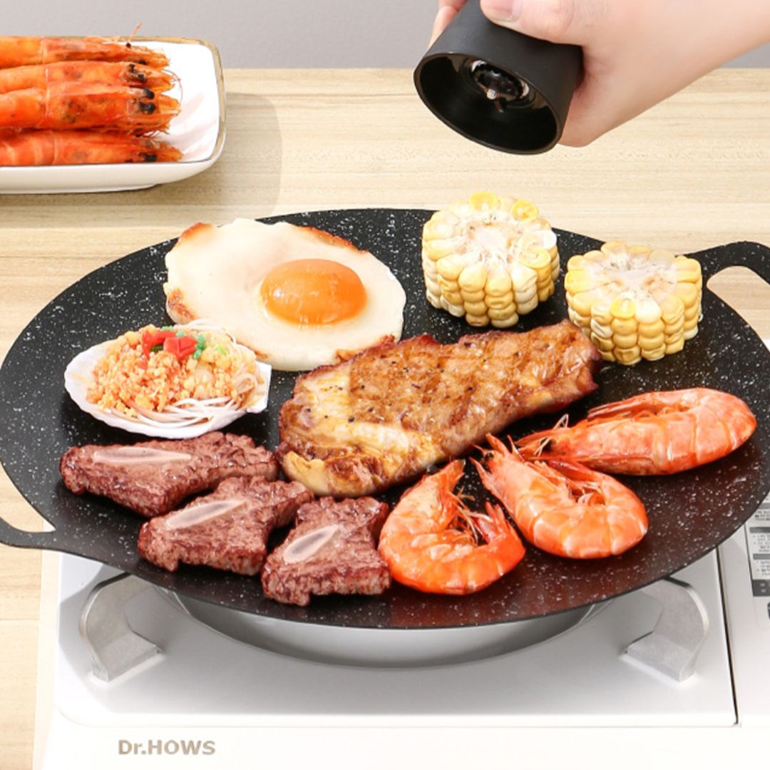 Raxiva-poele a griller coreenne en pierre de sante