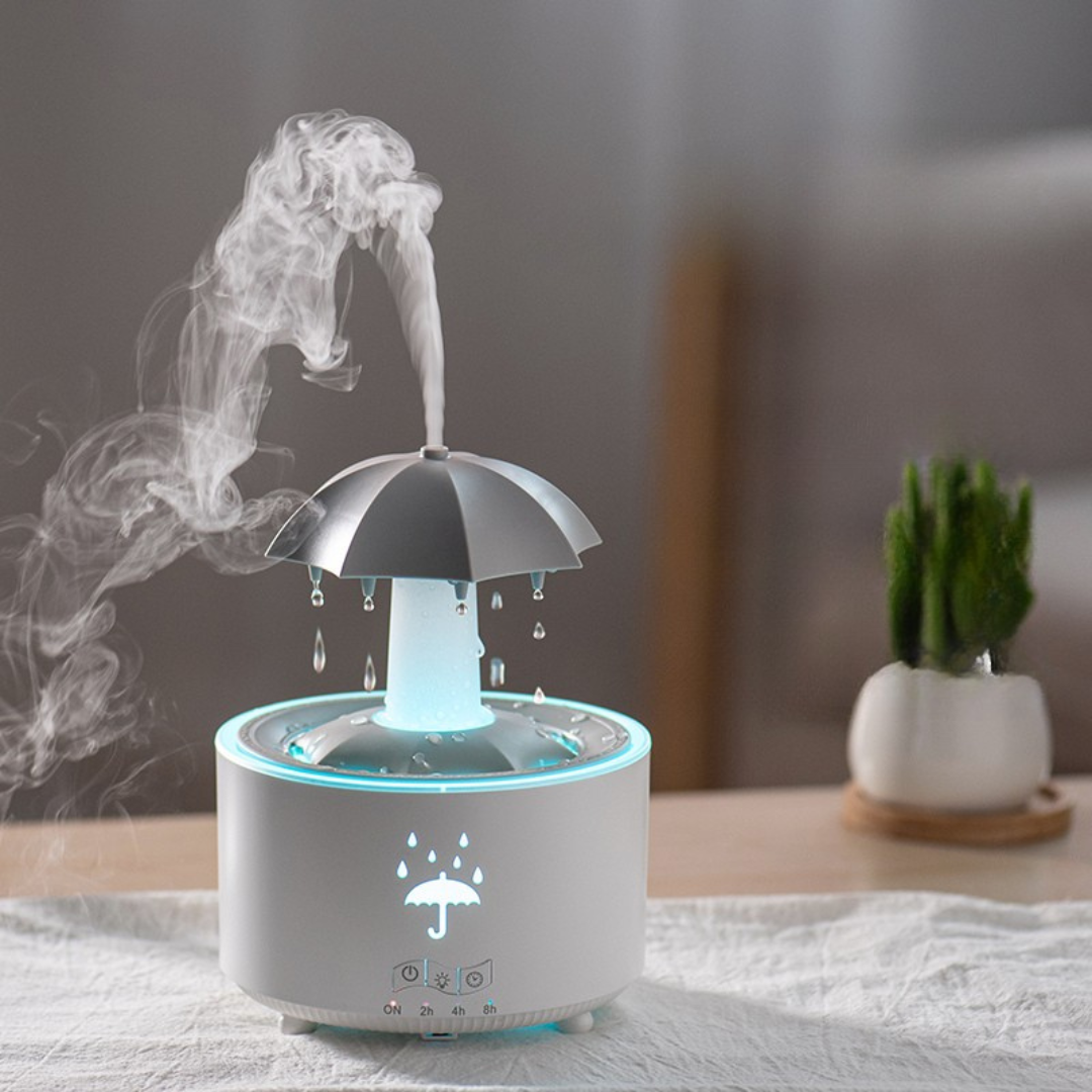 Raxiva-nuage d harmonie diffuseur d aromes et humidificateur avec eclairage led