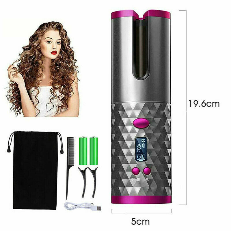 Raxiva-easy cordless automatic hair curling device for women