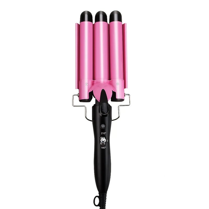 Raxiva-professional 3 barrel curling iron