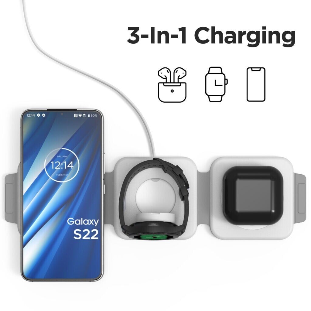 Raxiva-3 in 1 travel charger