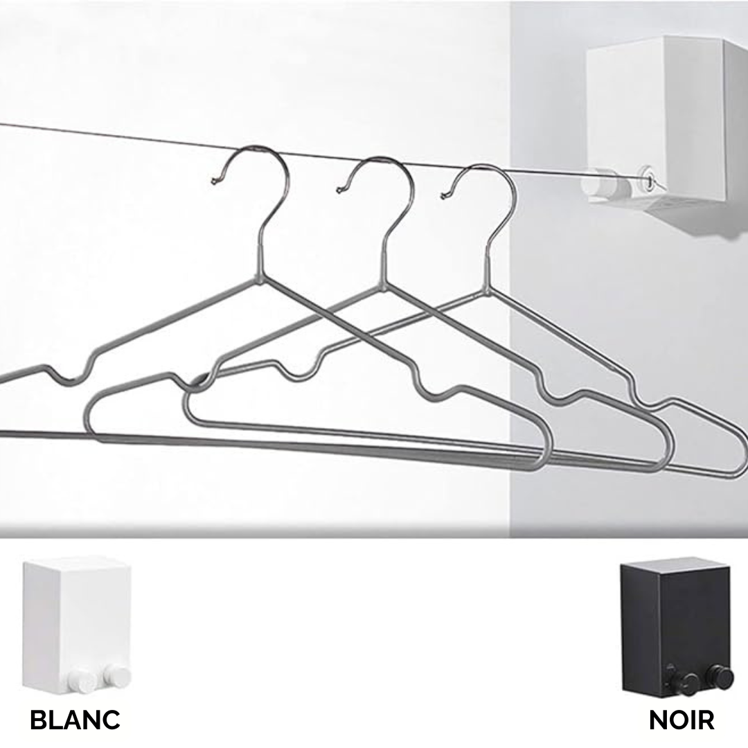 Raxiva-sechoir a linge extensible retractable gain de place sechage naturel