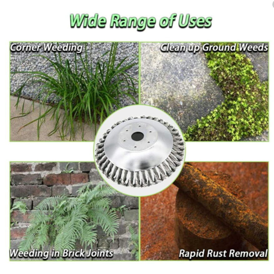 Raxiva-carbon steel weed brush trimmer