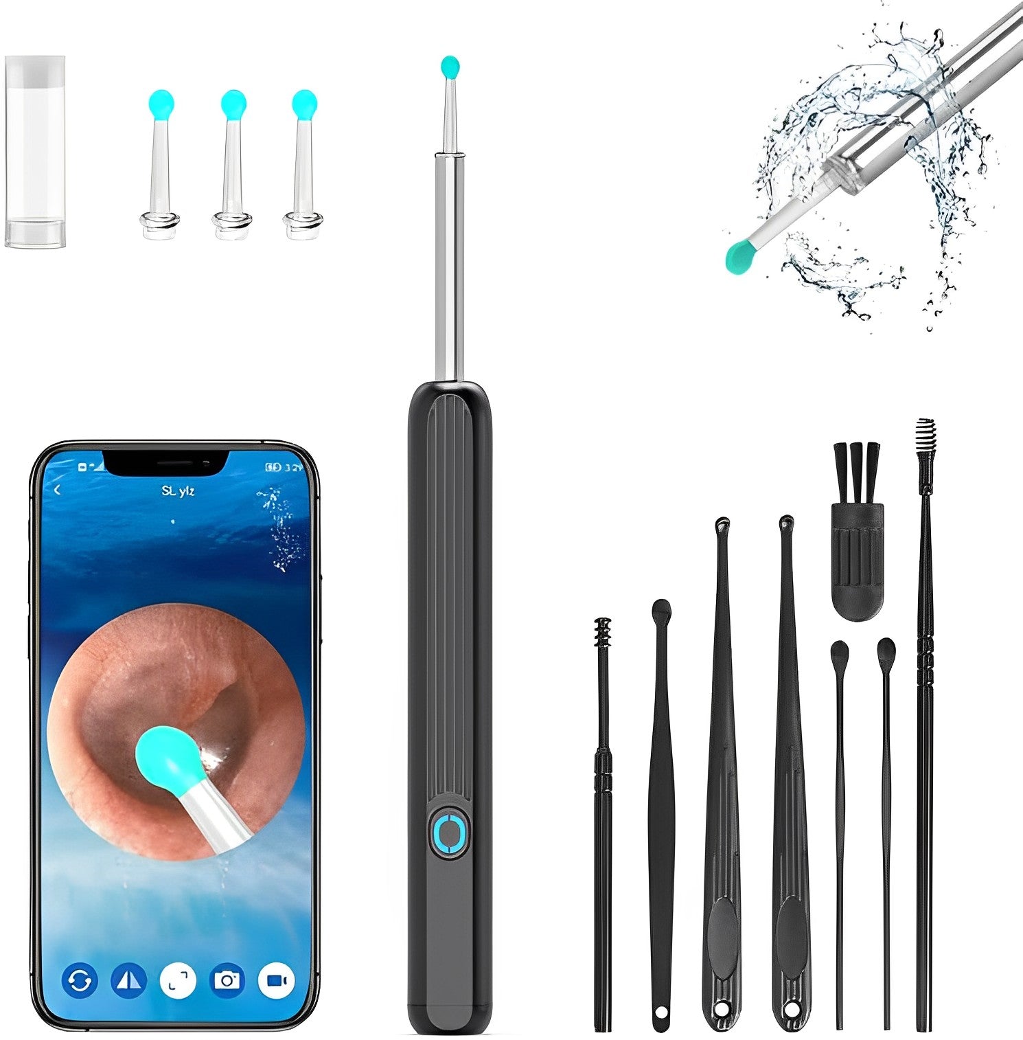 Raxiva-earbit 3000 ear cleaning tool with camera
