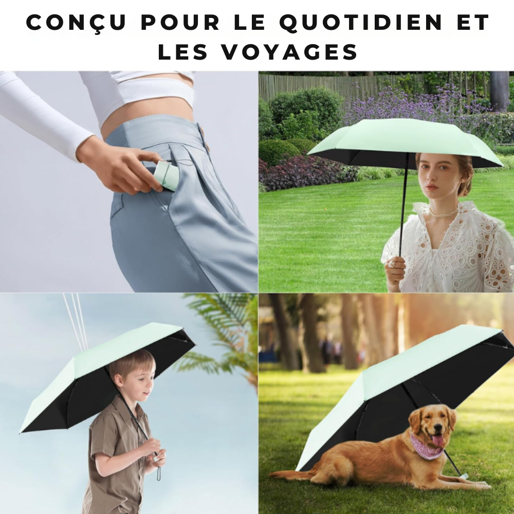 Raxiva-parapluie compact arme secrete contre pluie