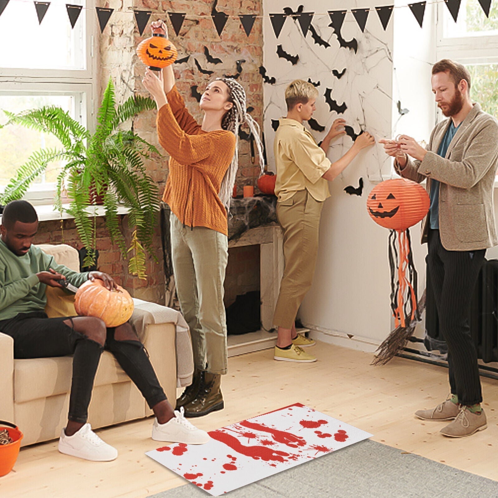 Raxiva-color changing bath mat