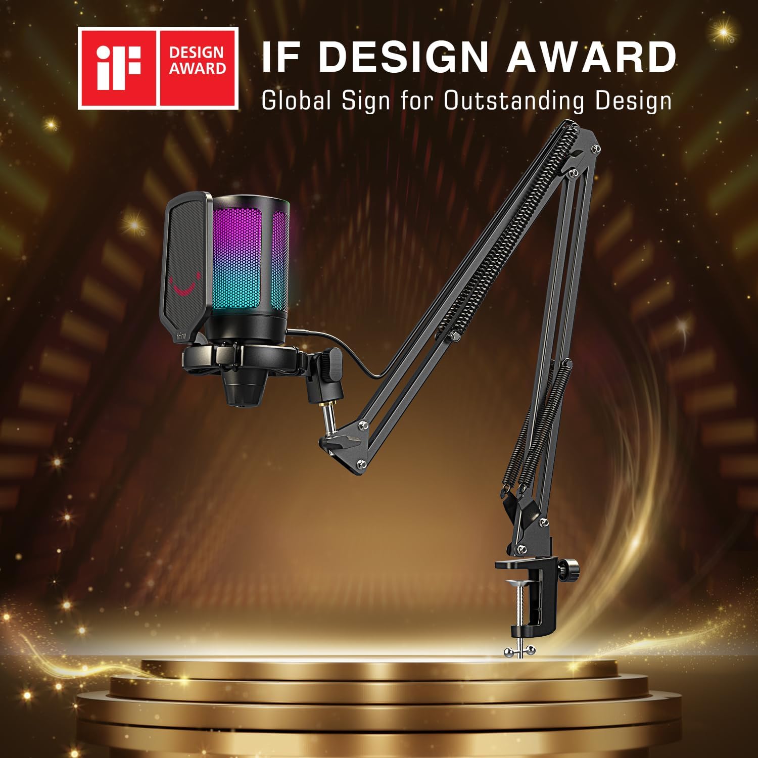 Raxiva-gaming pc podcast condenser microphone