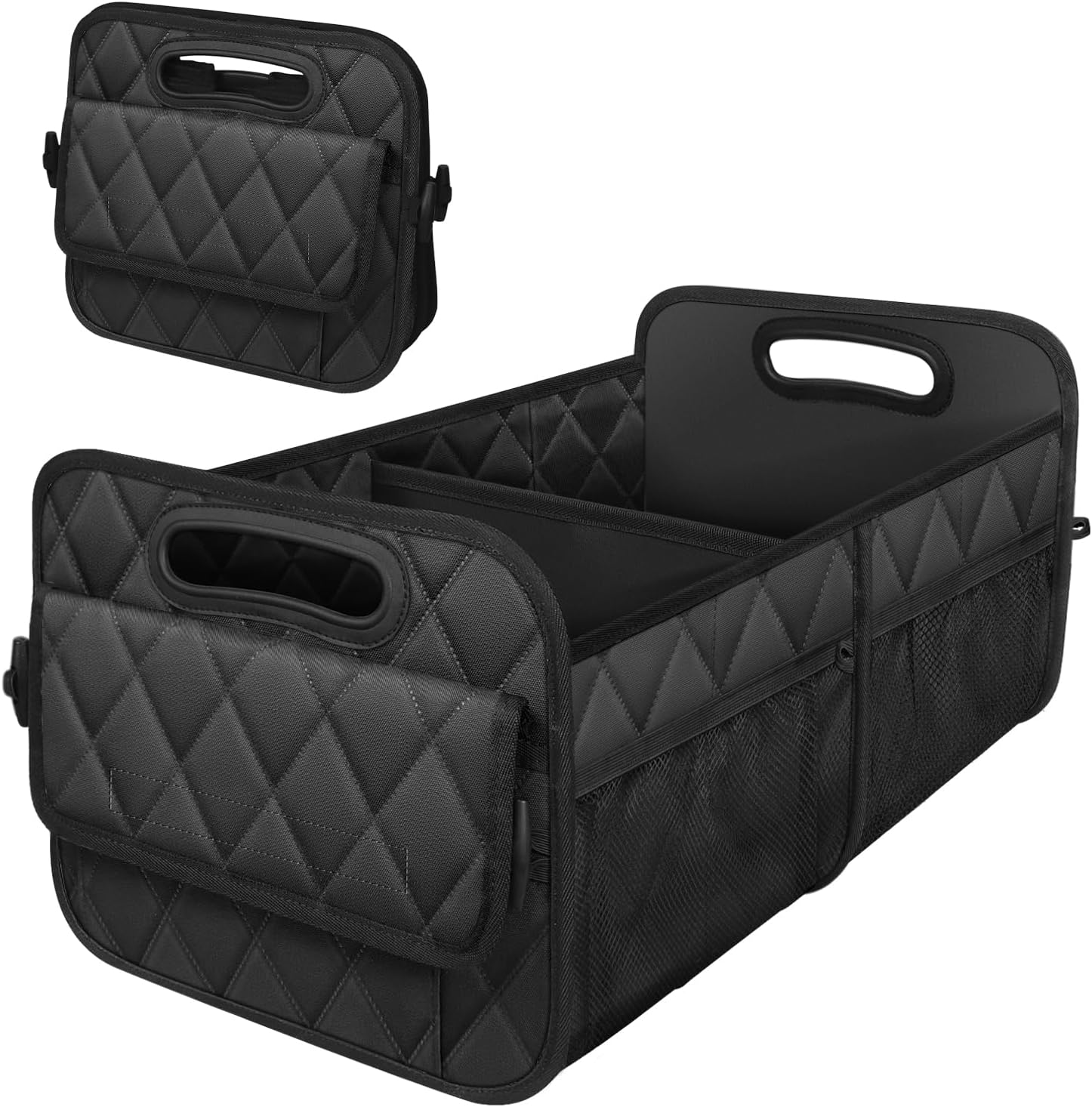 Raxiva-car trunk storage organizer