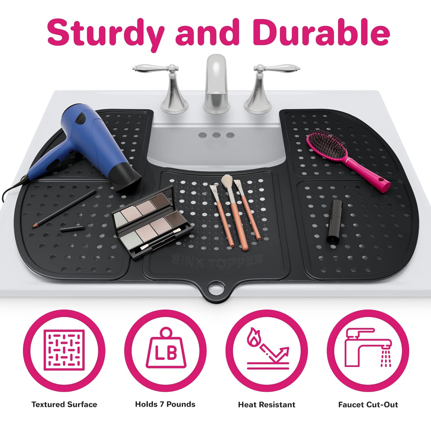 Raxiva-bathroom sink top cover