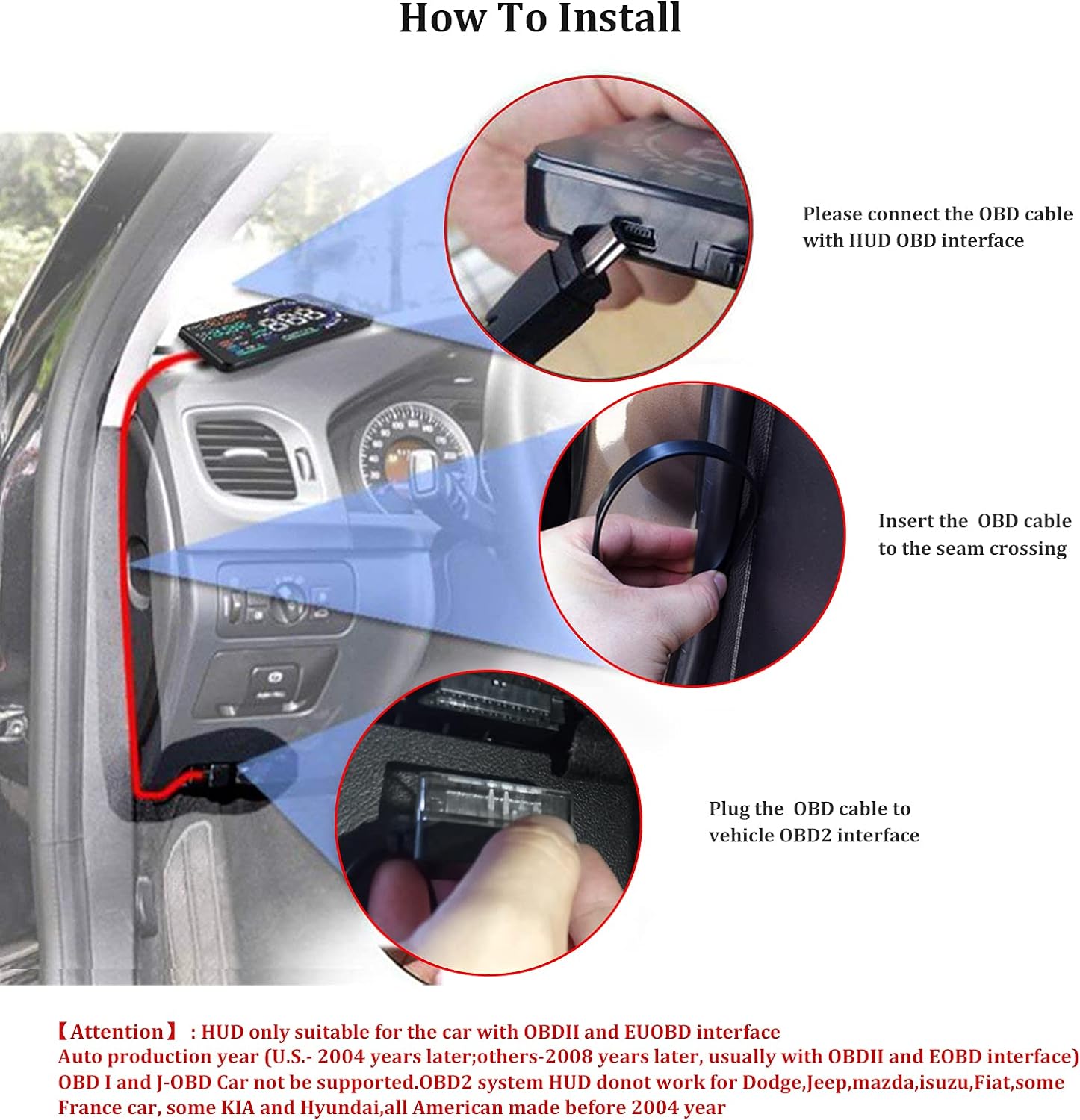 Raxiva-head up display car hud p8