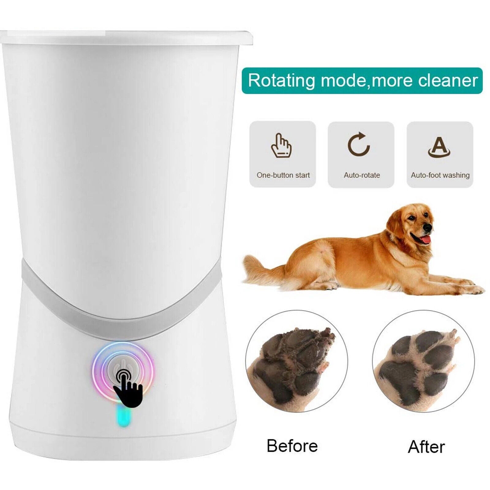 Raxiva-automatic paw cleaner