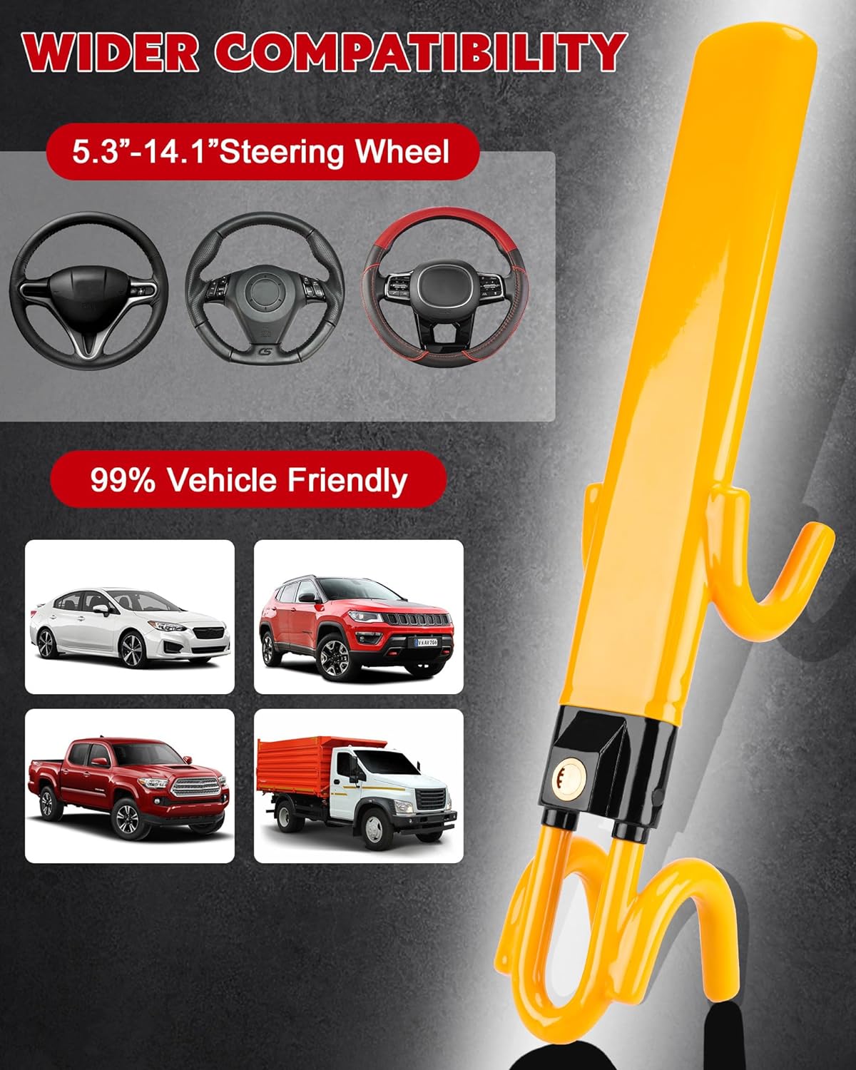 Raxiva-car steering wheel lock