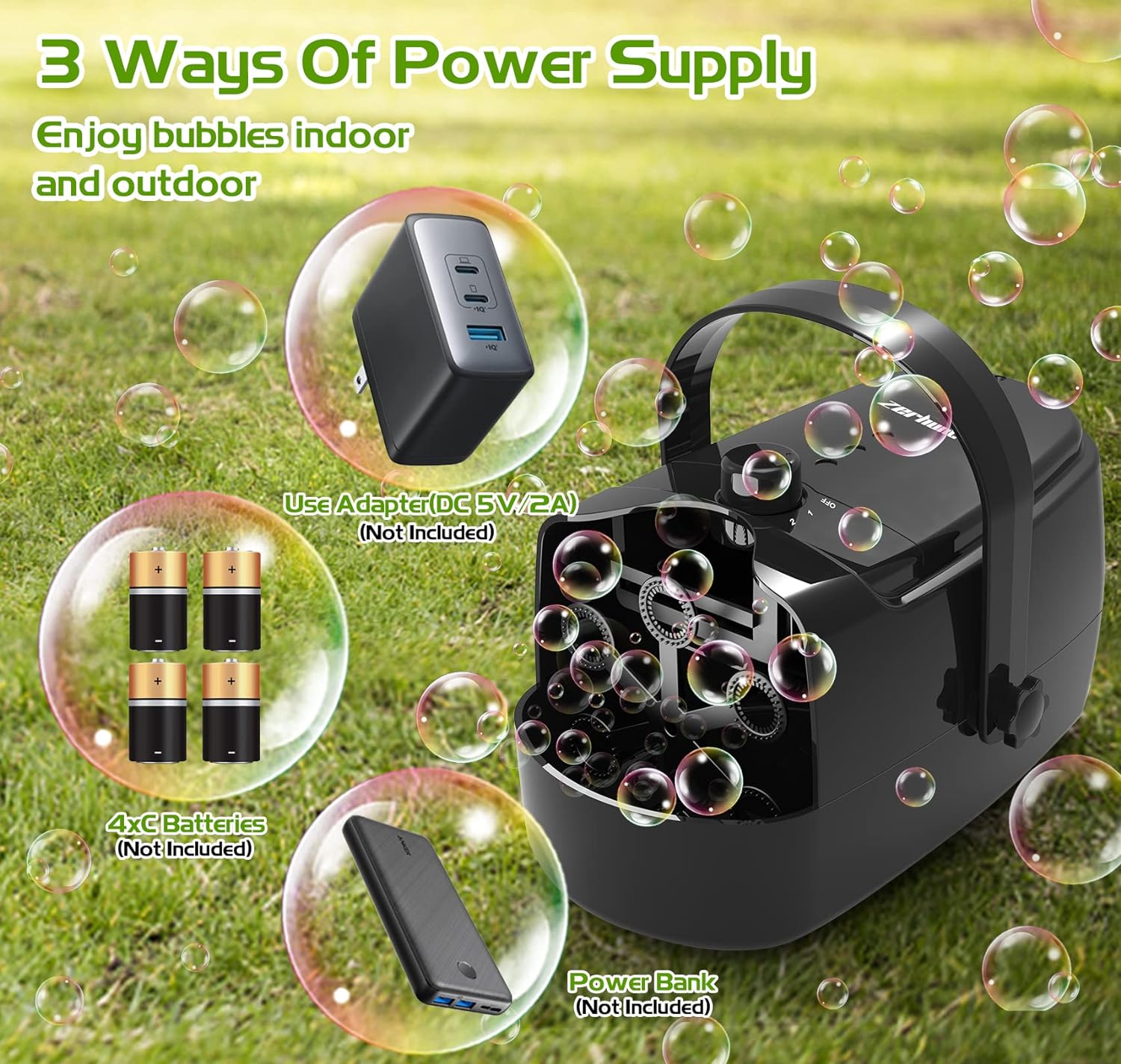 Raxiva-bubble machine blower