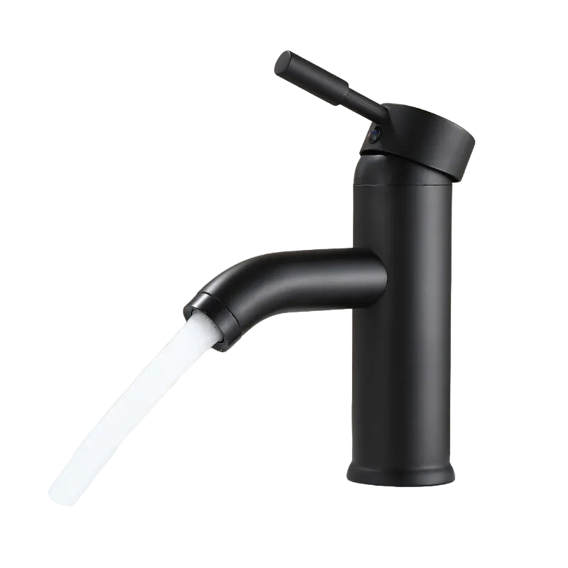 Raxiva-elegant matte black bathroom faucet modern design for contemporary spaces