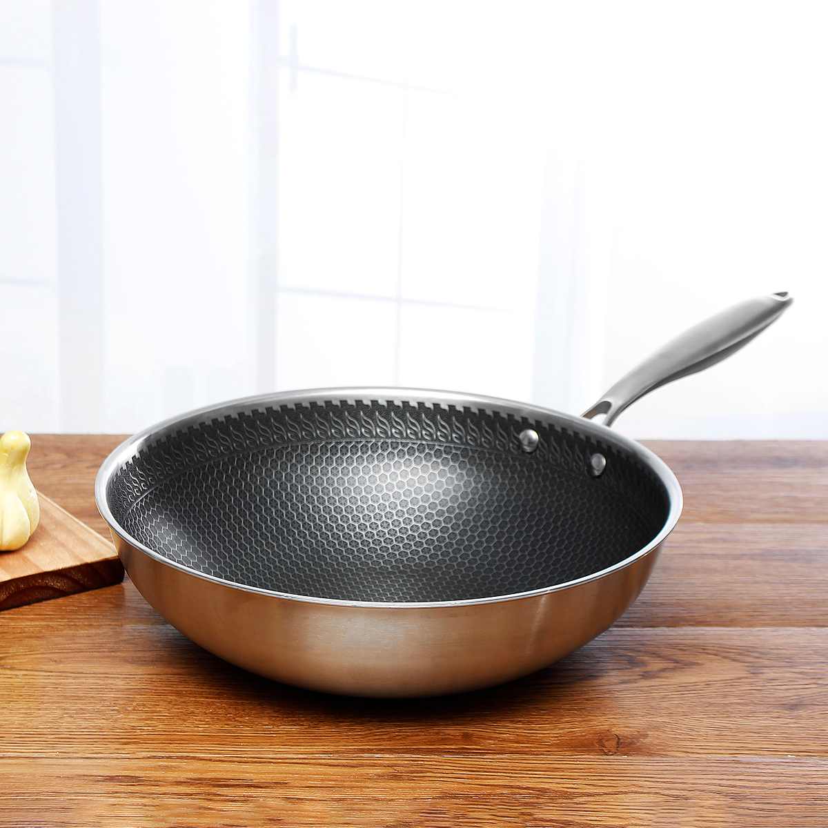 Raxiva-non stick stainless steel skillet