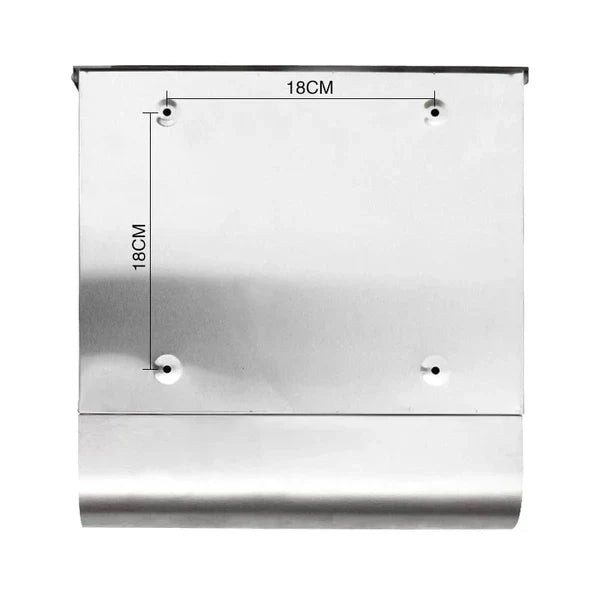 Raxiva-large heavy duty wall mounted vertical metal lockable mailbox