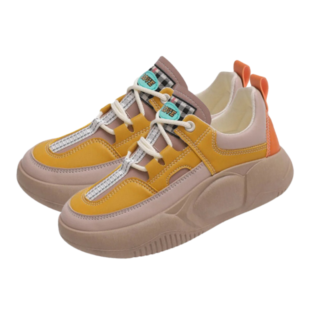 Modern Fashion Orthopedic Sneakers-Raxiva-Yellow-EU35/US4/UK2.5-SKU38841708367708221FASHION7491707633725, Modern Fashion Orthopedic Sneakers, , Raxiva, FASHION,