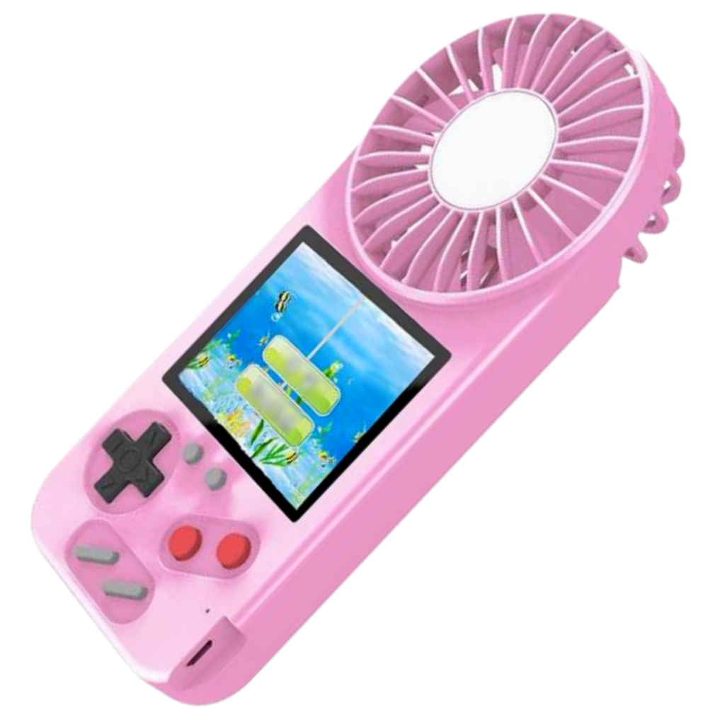 Multi-Game Hand-Held Console with Fan-Raxiva-Pink-SKU38841708343590973TOY7491698982973, Multi-Game Hand-Held Console with Fan, , Raxiva, TOY,