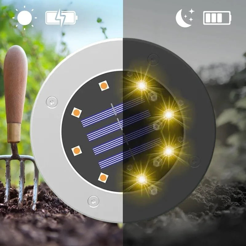 Raxiva outdoor solar garden lighting