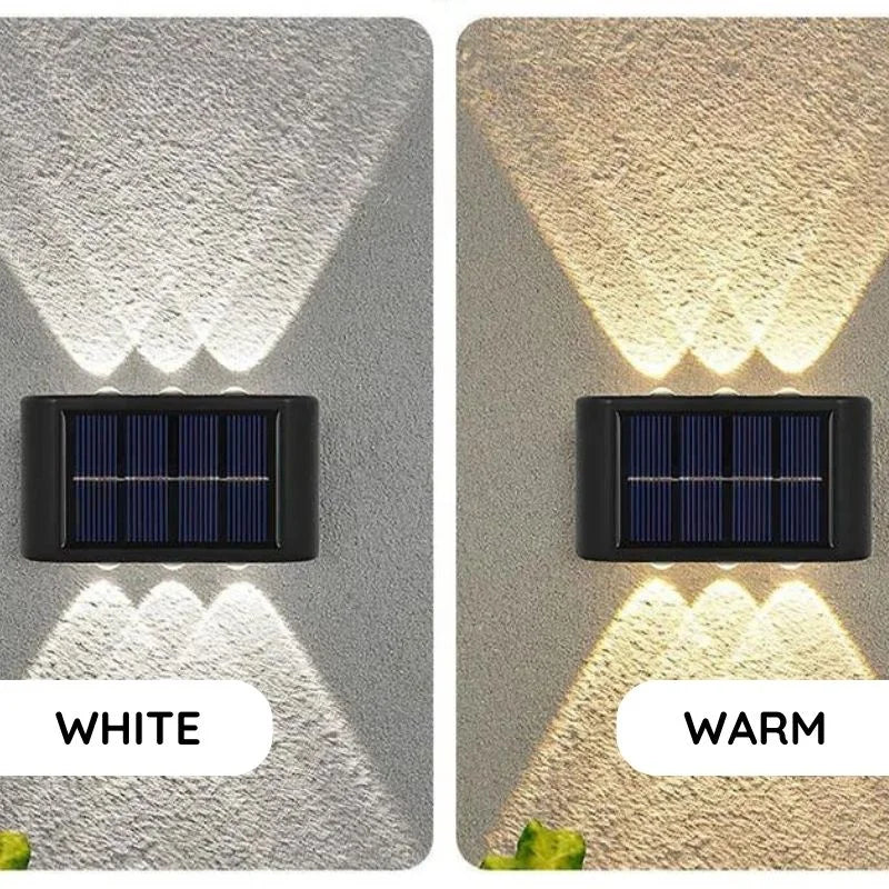 Raxiva outdoor solar wall light