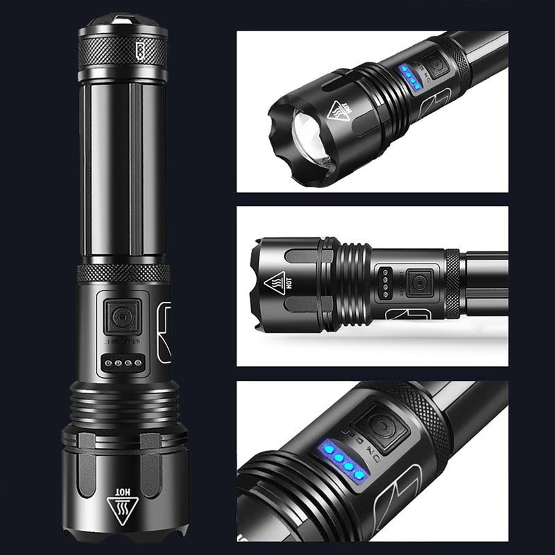 Raxiva-waterproof military laser flashlight