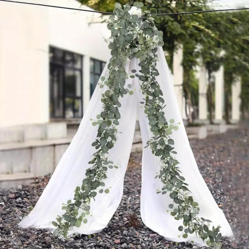 Raxiva - Realistic Faux Eucalyptus Garland for Home / Party Decoration