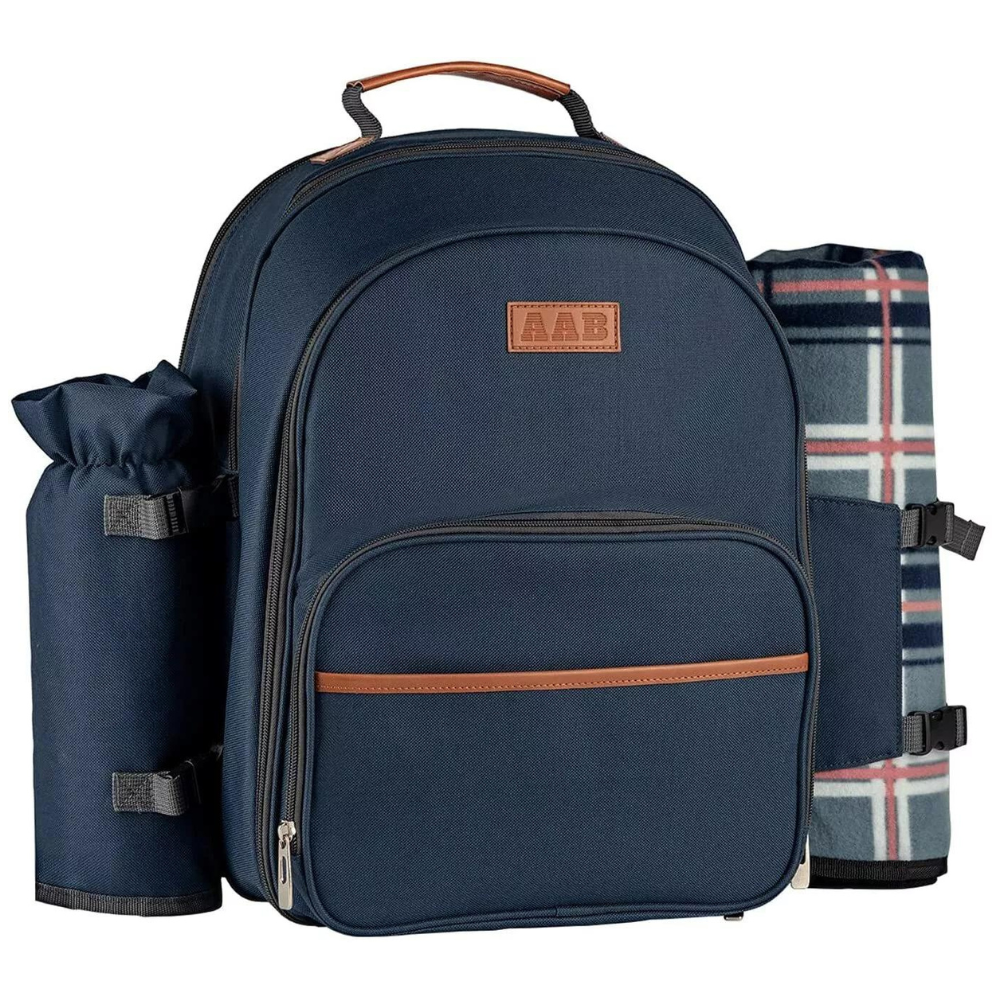 Picnic Basket Backpack Portable Set for 4-Raxiva-SKU38841708184109117Picnic Basket Backpack Portable Set for 47491664642109, Picnic Basket Backpack Portable Set for 4, , Raxiva, Picnic Basket Backpack Portable Set for 4,