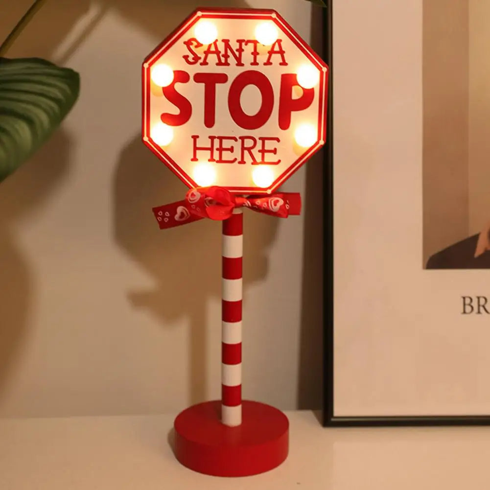 Raxiva - Christmas LED Wooden Desktop Sign Lights – Create a Festive Atmosphere for Your Holiday Celebrations!