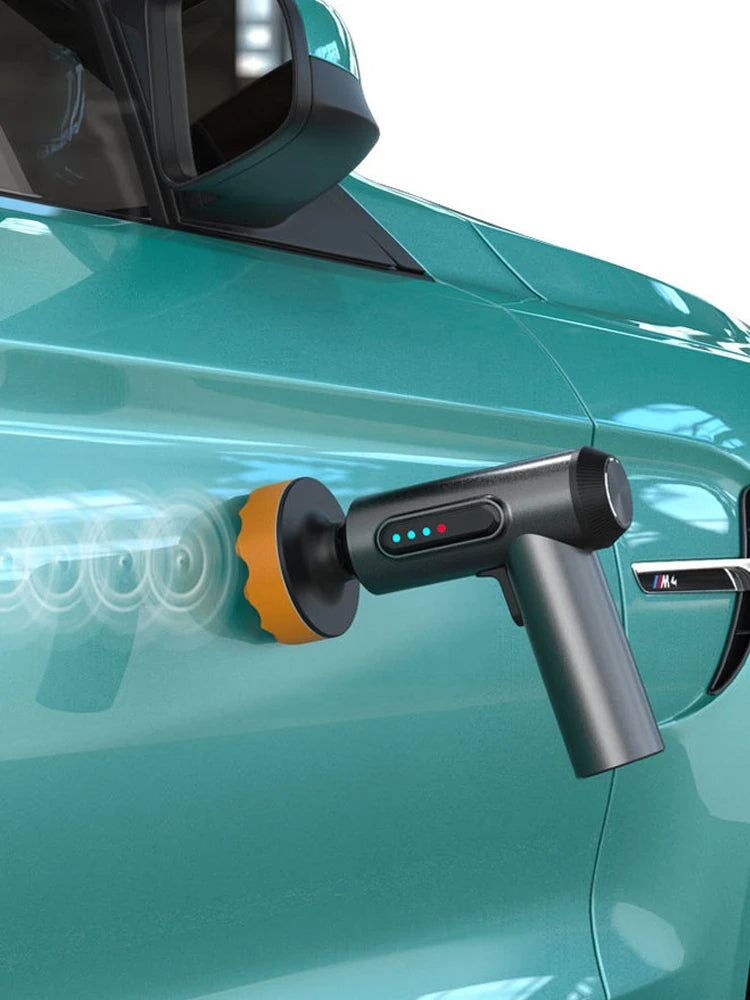 Raxiva - Cordless Handheld Car Polisher – Powerful Waxing Machine for Effortless Car Body Cleaning and Polishing