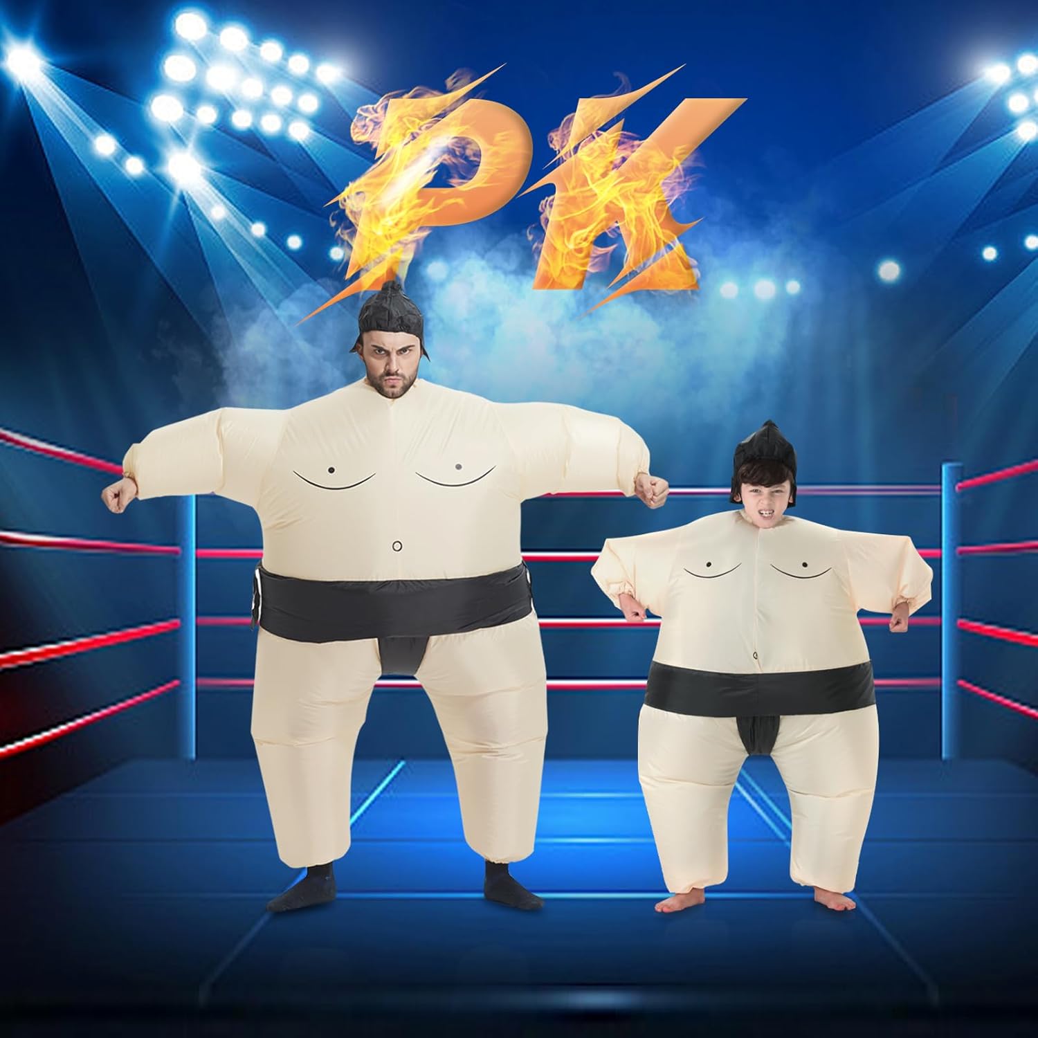 Raxiva - Inflatable Sumo Costume Suits - Inflatable Costume for Adults Sumo Wrestler