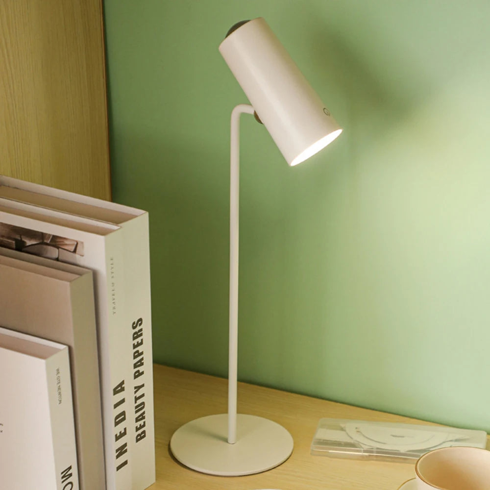 Raxiva - LED Desk Lamp with Dimmable Touch Control – USB-Powered Table Light Perfect for Reading, Relaxing, and Creating a Cozy Bedroom Ambiance!