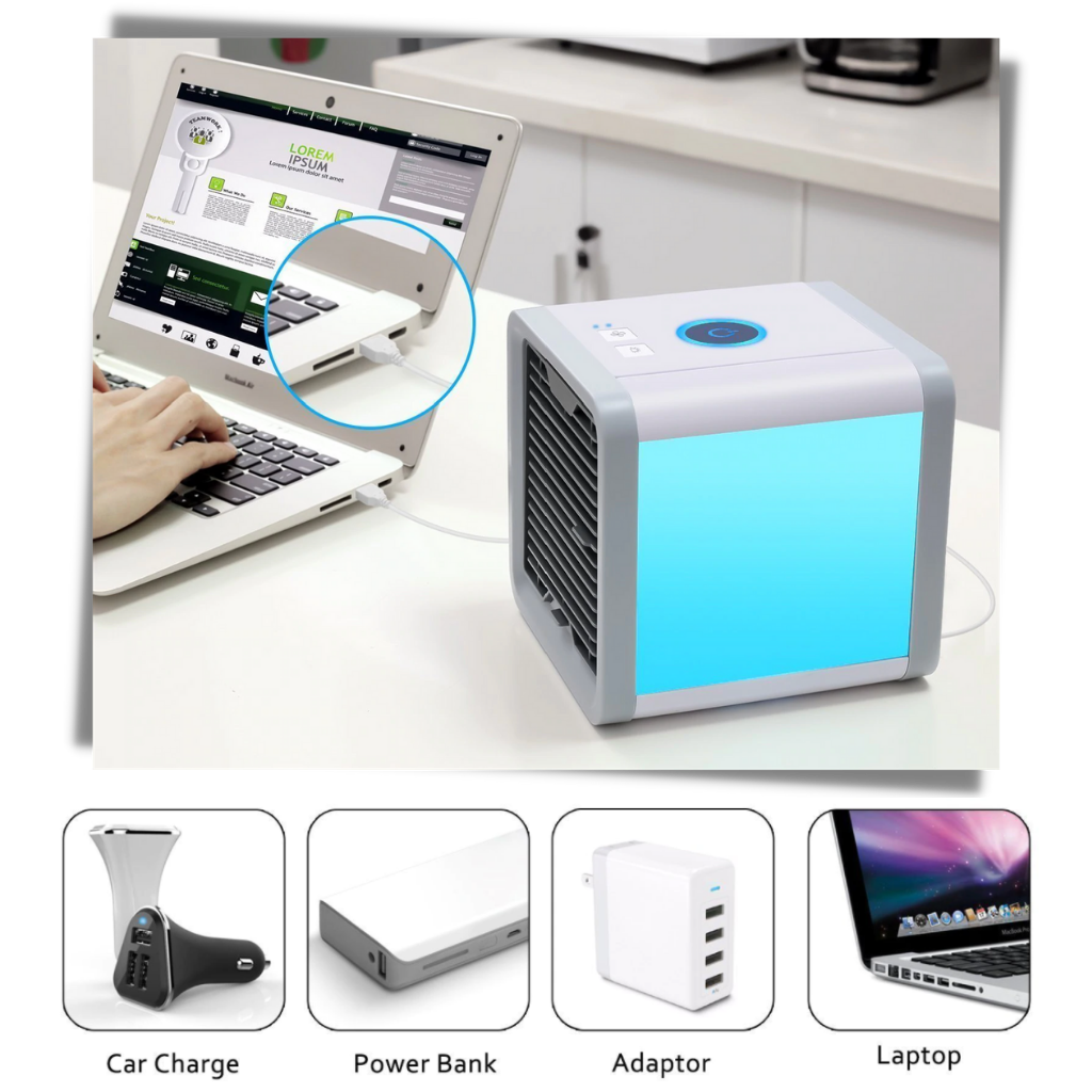 Raxiva - Mini air conditioner USB