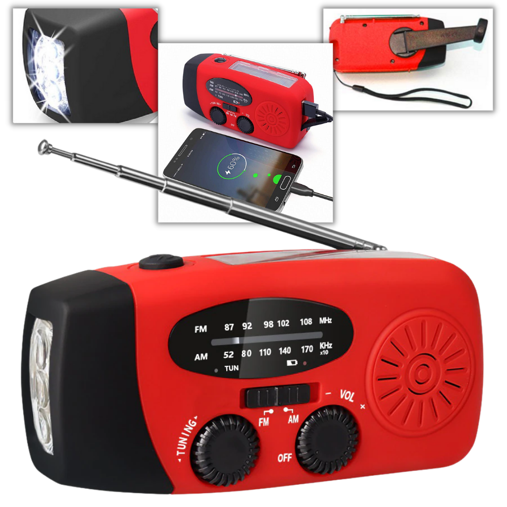 Raxiva - Multifunctional Dynamo Emergency Radio