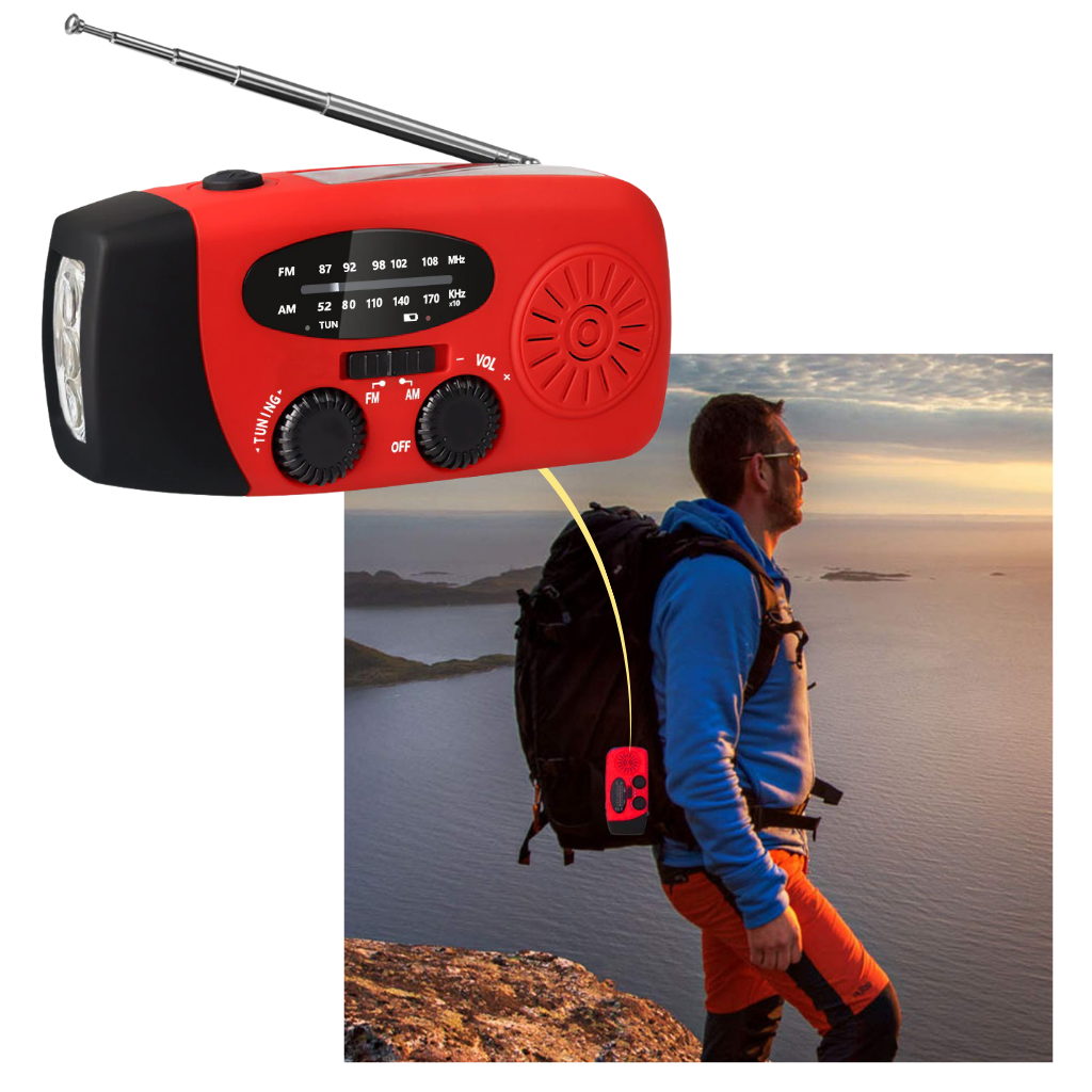 Raxiva - Multifunctional Dynamo Emergency Radio