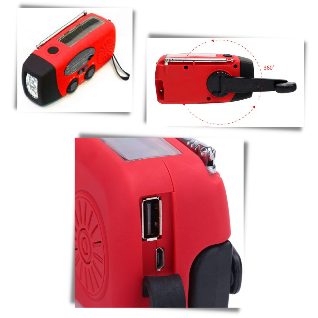 Raxiva - Multifunctional Dynamo Emergency Radio
