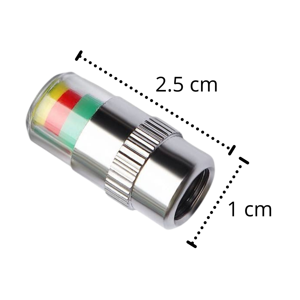 Raxiva - Pack of 4 Car Tire Pressure Sensors