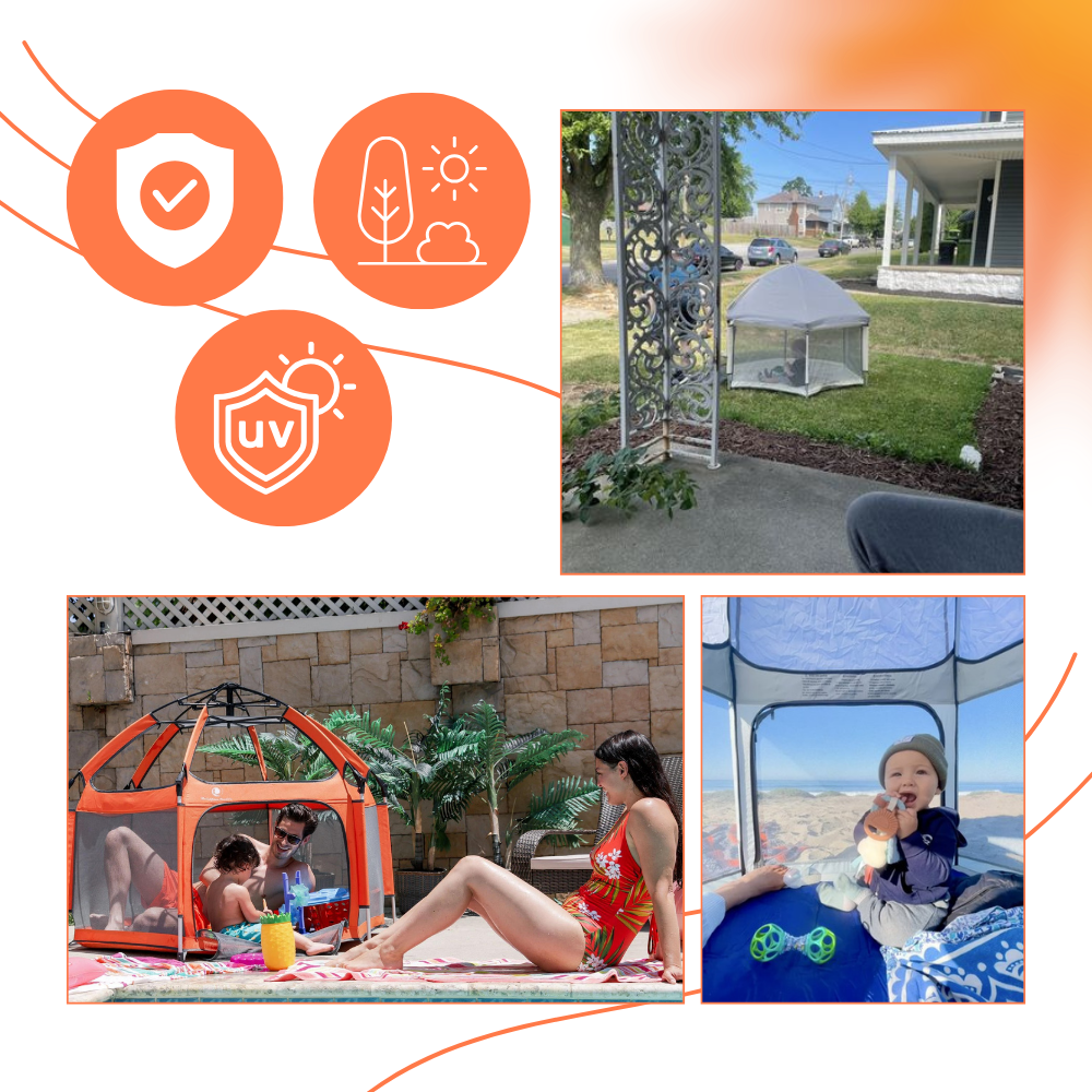 Raxiva - Pop-up Mesh Children's Playpen