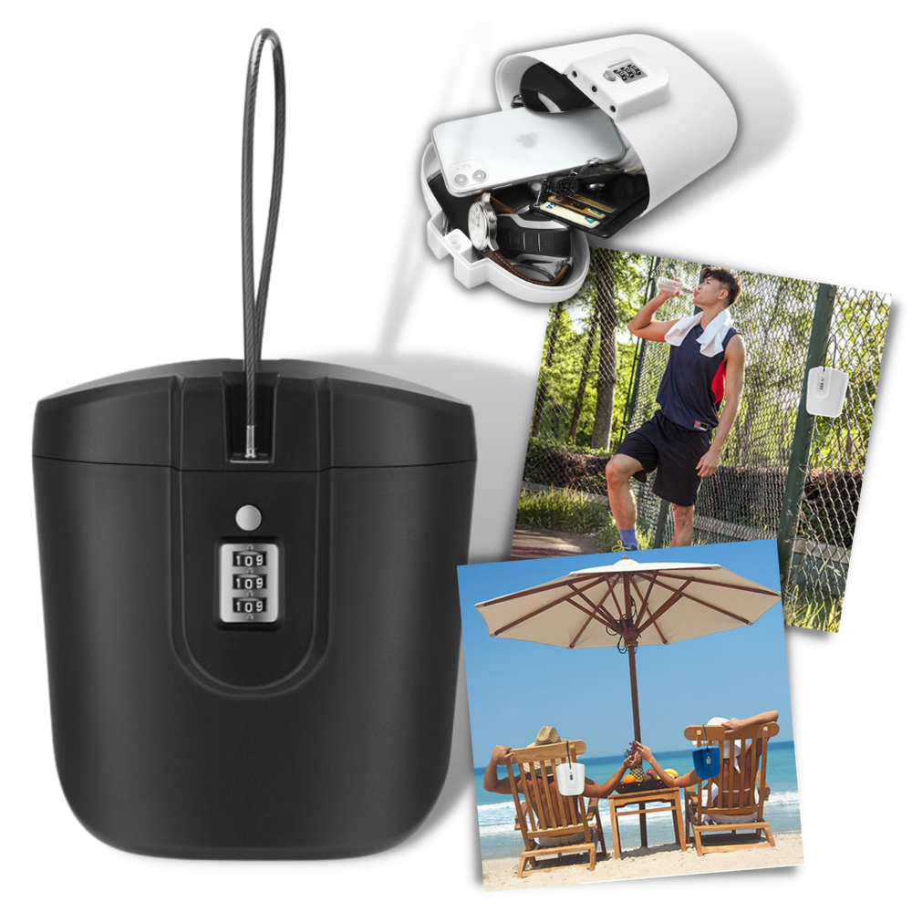 Raxiva - Portable Safe Box with Handle