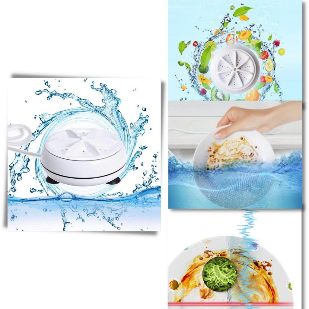 Raxiva - Portable ultrasonic dishwasher & laundry machine