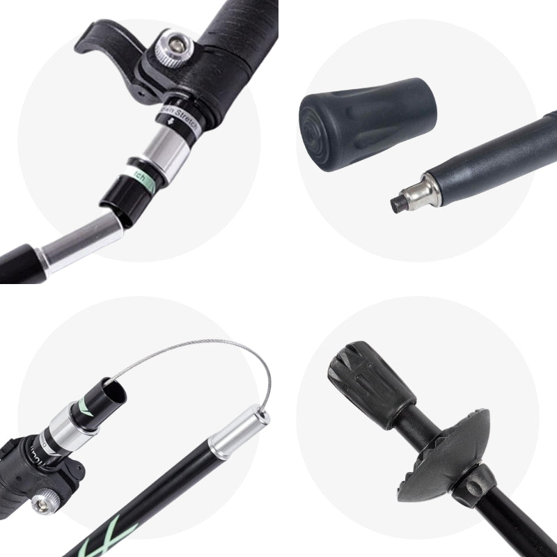 Raxiva - Premium Automatic Retractable Hiking Stick