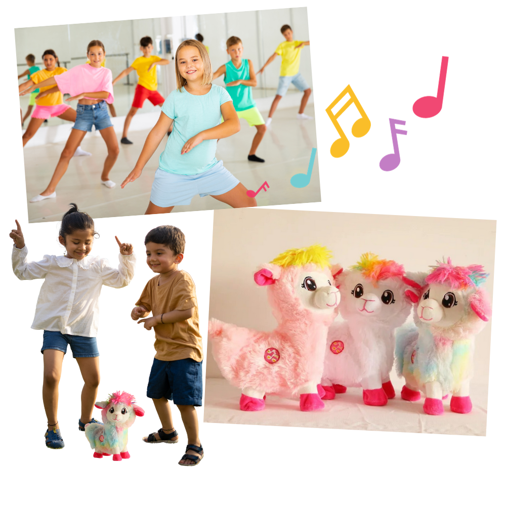 Raxiva - Rainbow Dancing Llama Musical Shakin Toy