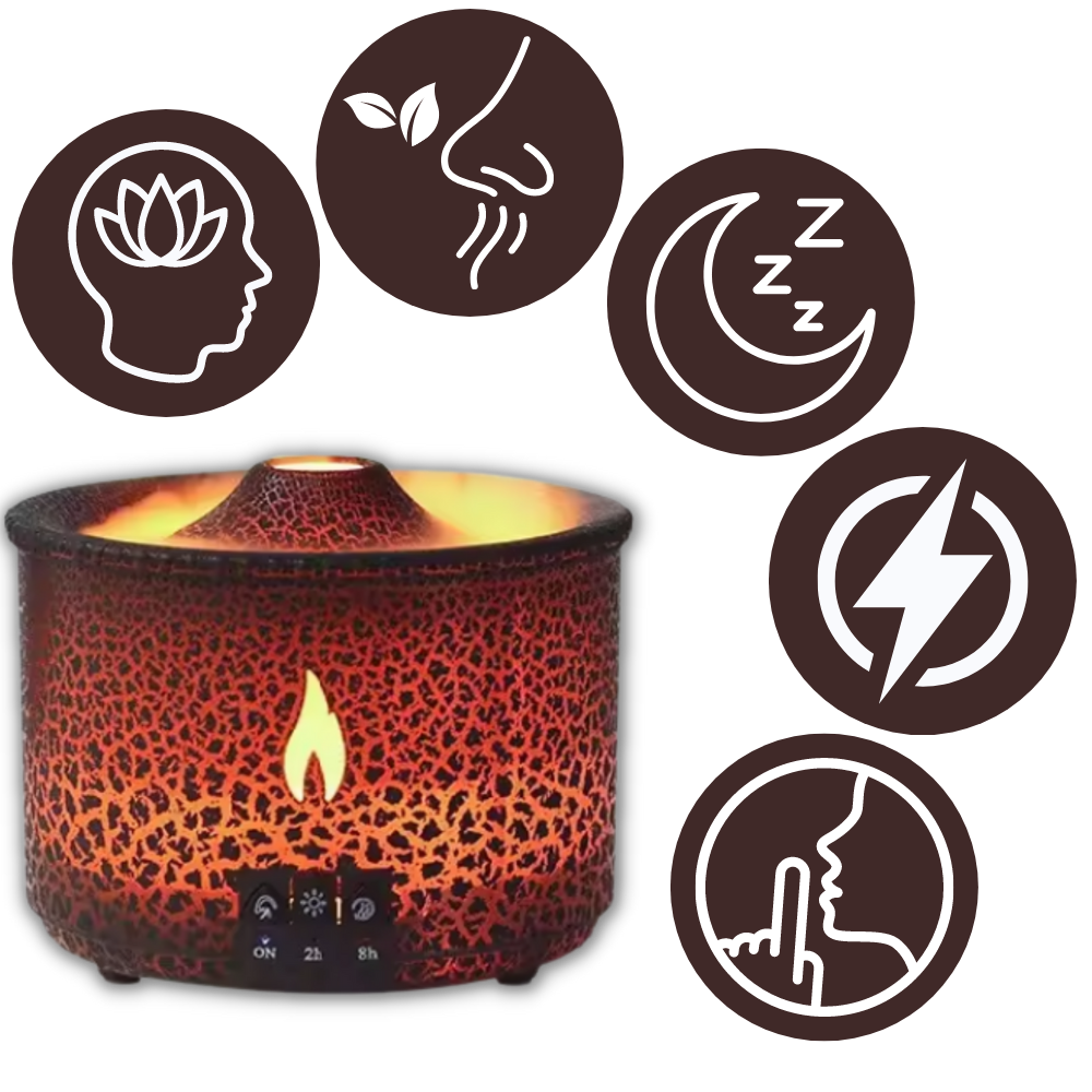 Raxiva - Relaxing volcano humidifier