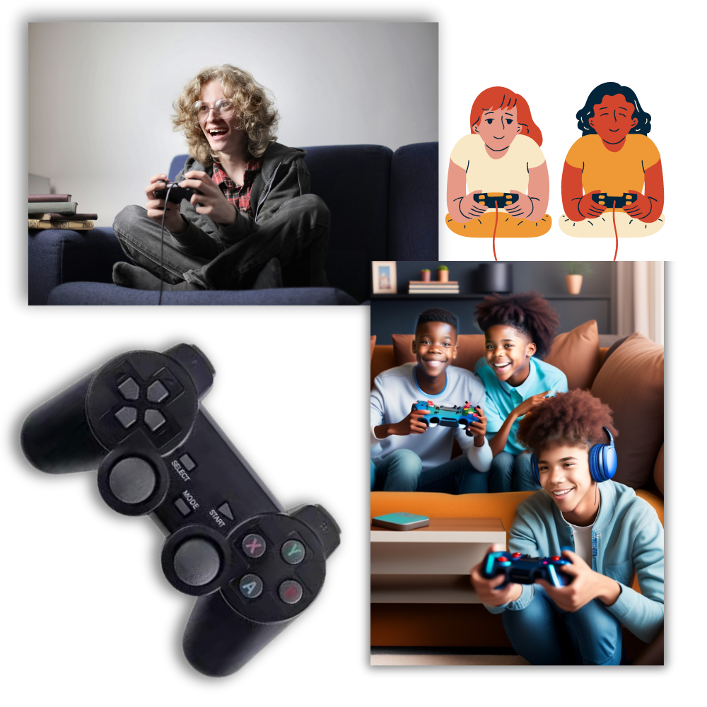 Raxiva - Retro Video Game Consoles & Stick