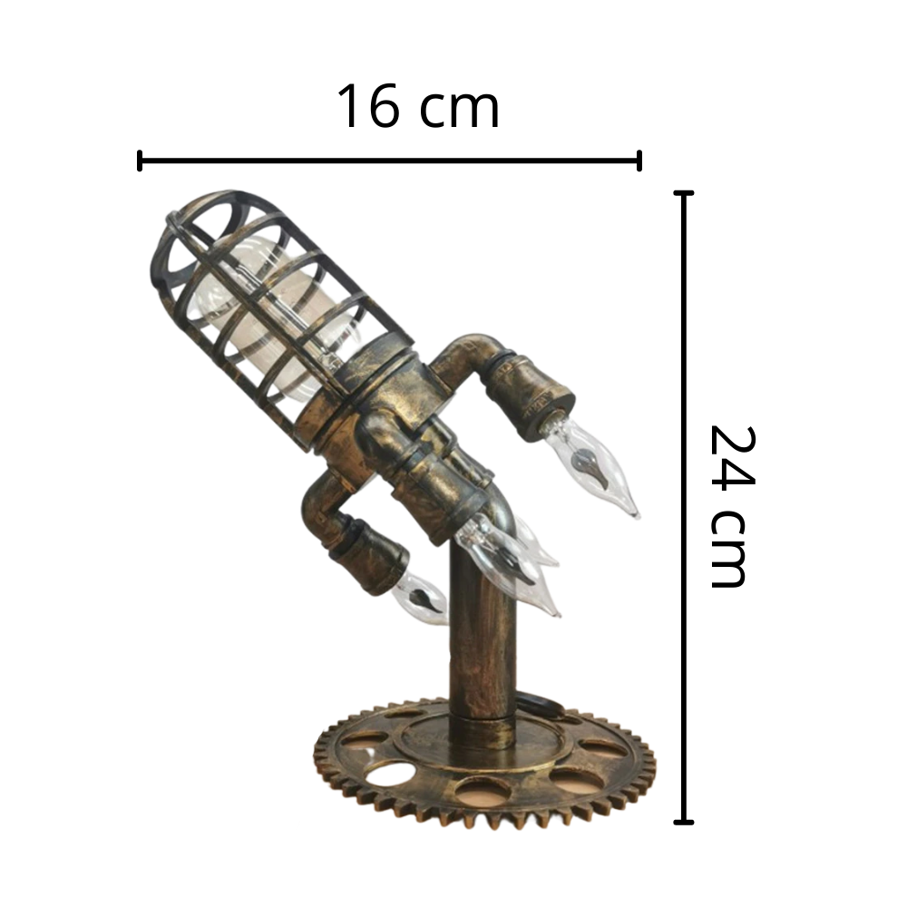 Raxiva - Rocket-shaped LED Lamp