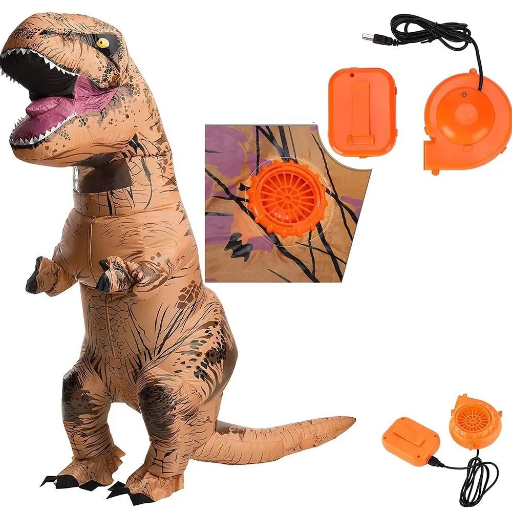Raxiva - Unique Adult T-REX Inflatable Costume - Ultimate Party Outfit