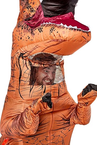 Raxiva - Unique Adult T-REX Inflatable Costume - Ultimate Party Outfit